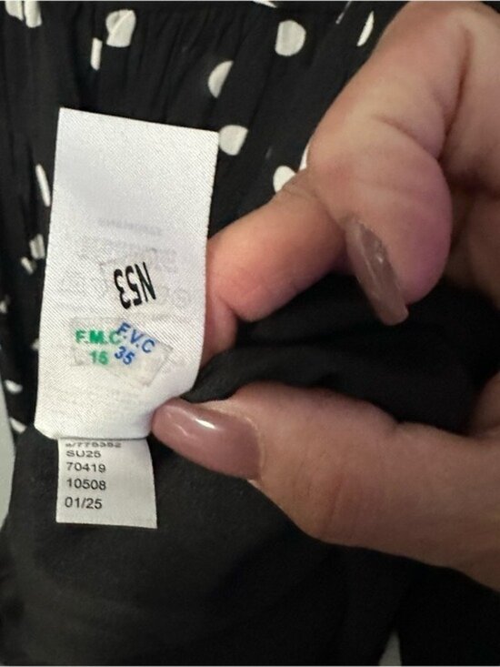 LOFT Polka Dot Midi Dress Black White Ruched Tiered Size 12 Coquette - Picture 10 of 12